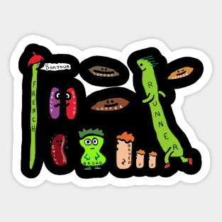 Bean Puns Sticker